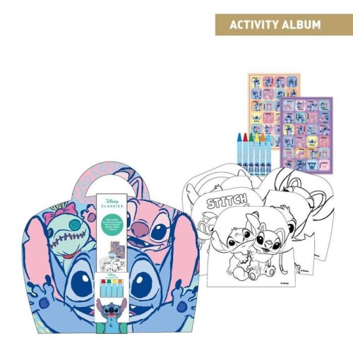 730 Álbum de actividades Stitch  Colorear +